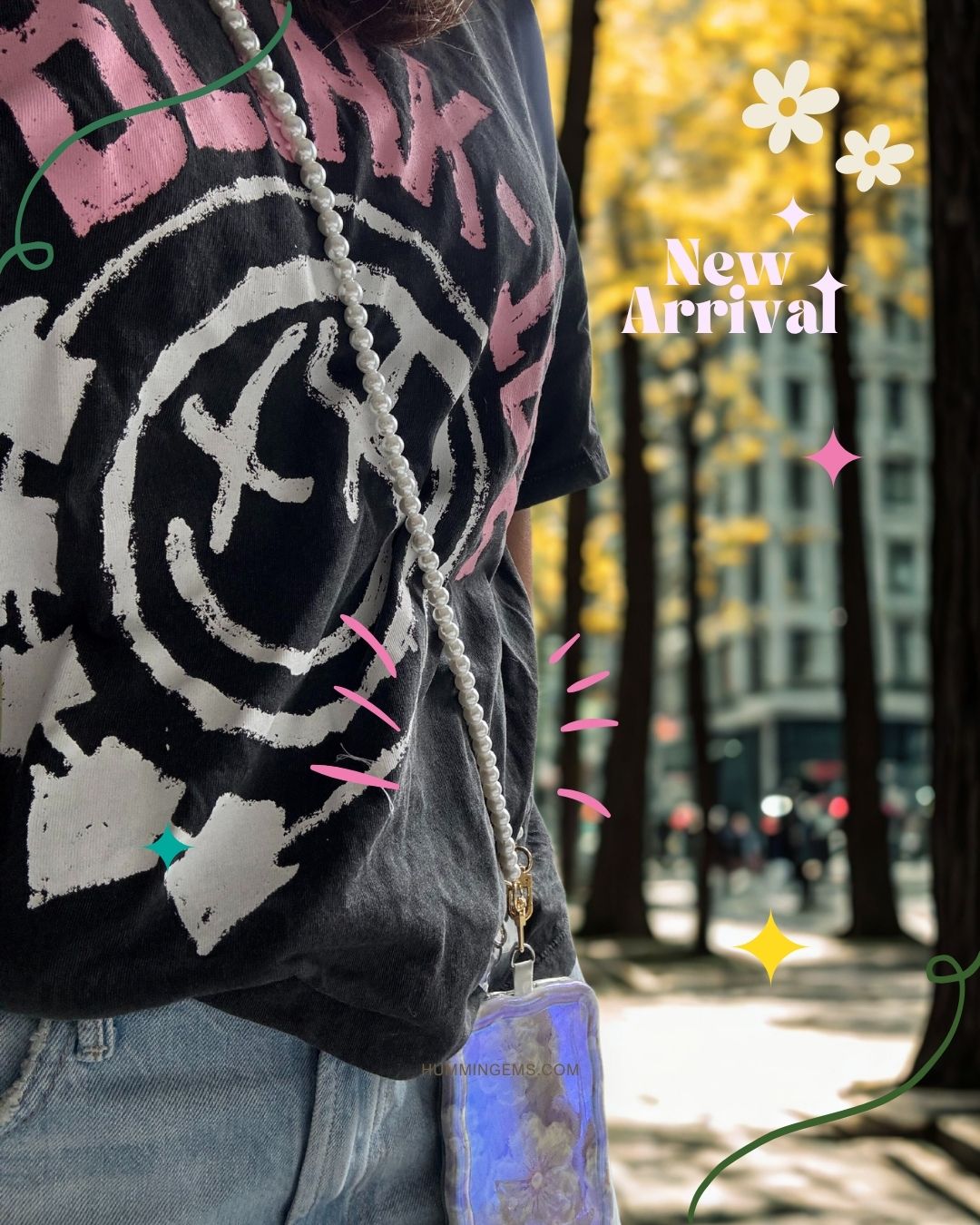 Pearl Phone Crossbody